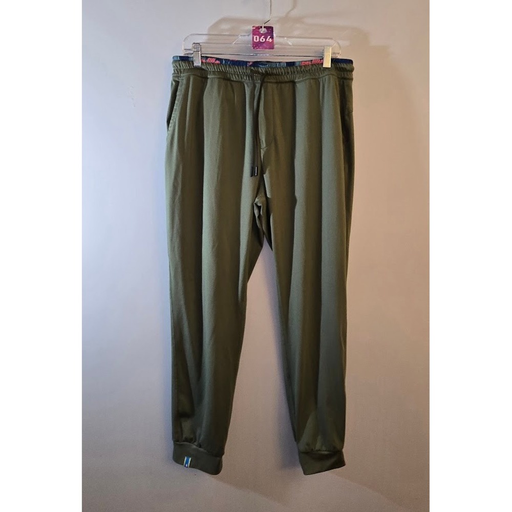 Chubbies Mens Everywhere Performance Jogger Pants Olive Green Stretch Mens Sz XL